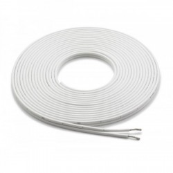 116 m spool of white cable...