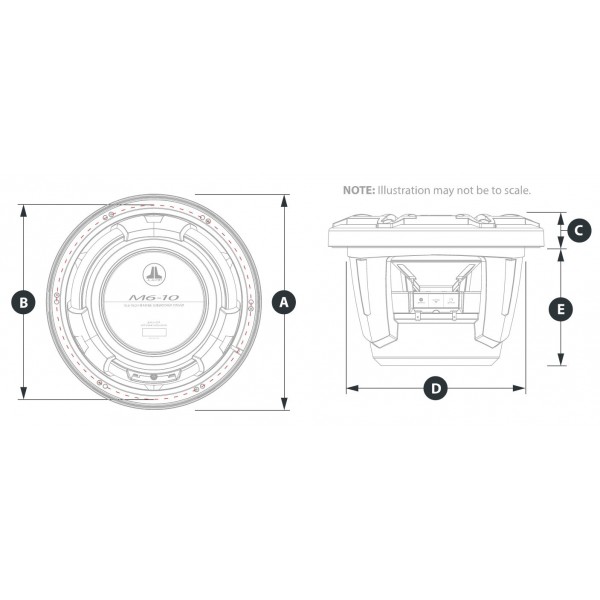 M6 Marine-Einbausubwoofer JL Audio - 10" - N°2 - comptoirnautique.com