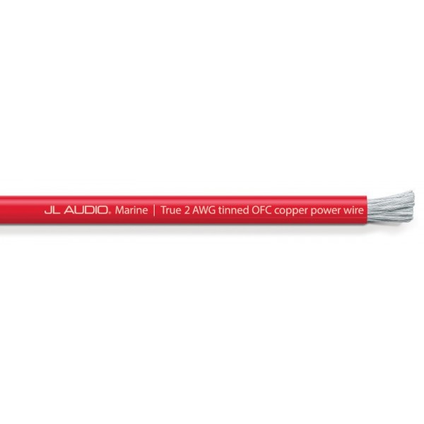 Cabo elétrico vermelho - 2 AWG - 15,2 m - N°1 - comptoirnautique.com