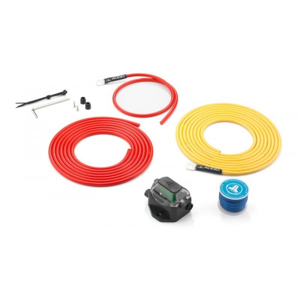 Kit de câbles 9 AWG (3m) et disjoncteur pour amplificateur 12 V - N°1 - comptoirnautique.com