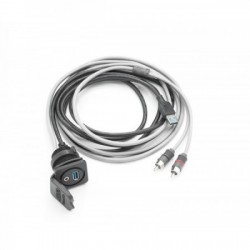 Porte USB 2.0 e 3.0 + jack...