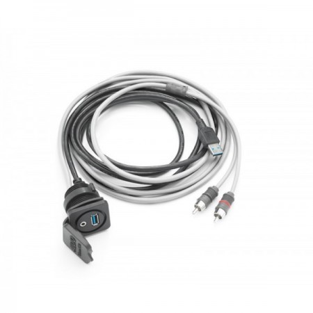 Port USB 2.0 et 3.0 avec entrée audio jack 3.5 mm