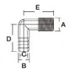 Gomito maschio/femmina scanalato - Ø 19 mm - N°2 - comptoirnautique.com