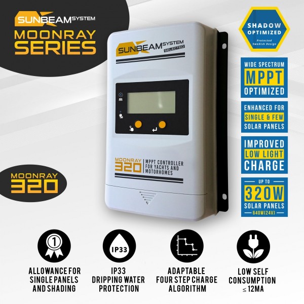 Controllore di carica MoonRay 320 MPPT - N°1 - comptoirnautique.com
