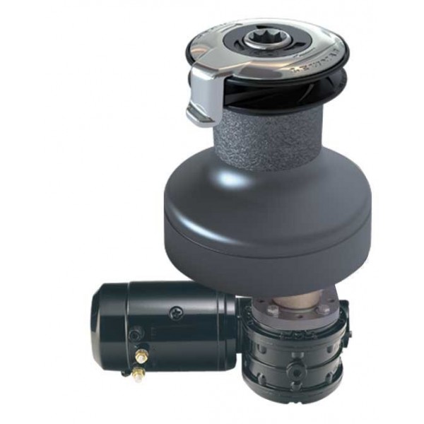 Kit winch électrique EVO 40 ST - 12V - Aluminium noir - N°1 - comptoirnautique.com