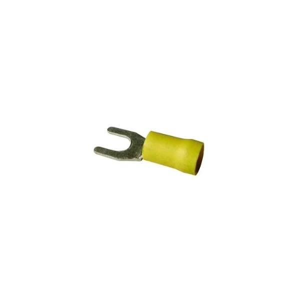 Box of 50 10mm fork tips yellow - N°1 - comptoirnautique.com