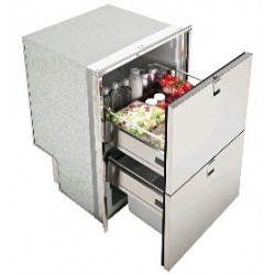 Stainless steel 2-drawer...