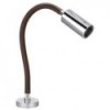Audrey luce di lettura LED regolabile 10/30V Custodia in pelle marrone - N°1 - comptoirnautique.com