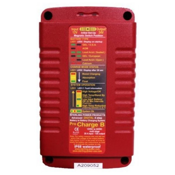 Caricatore/convertitore combinato 12V/24V - 30A - N°1 - comptoirnautique.com