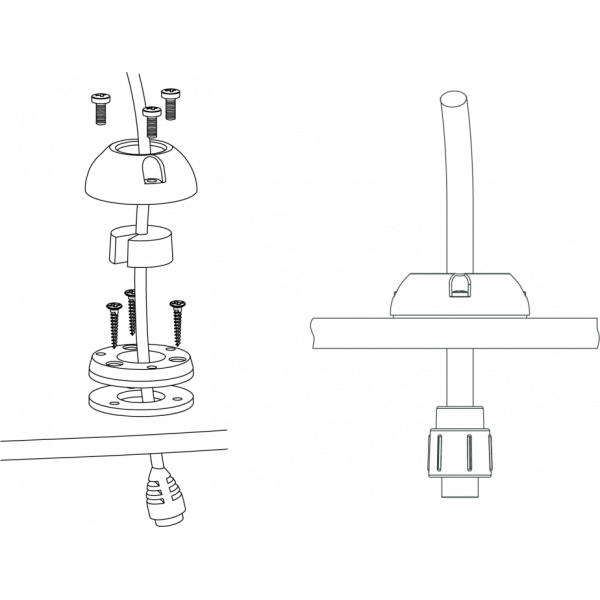 schéma utilisation passe-câble vertical DS6-P gris - N°8 - comptoirnautique.com