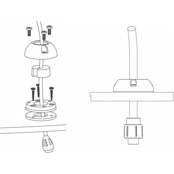 DS21A vertical cable gland - N°9 - comptoirnautique.com