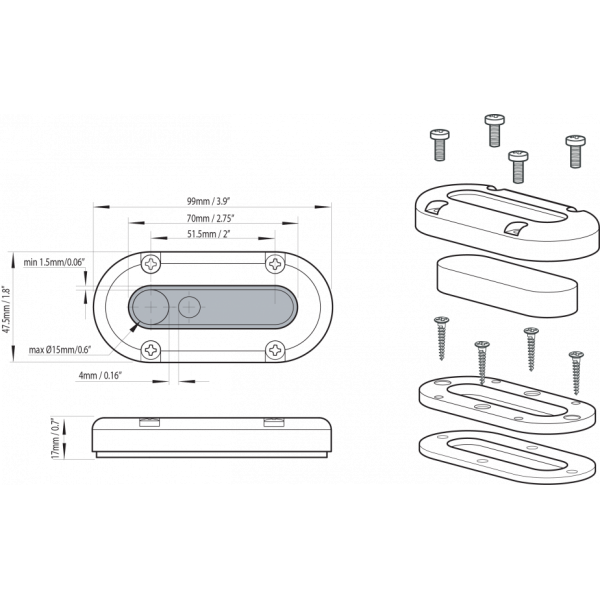 DS-MULTI cable glands - N°5 - comptoirnautique.com