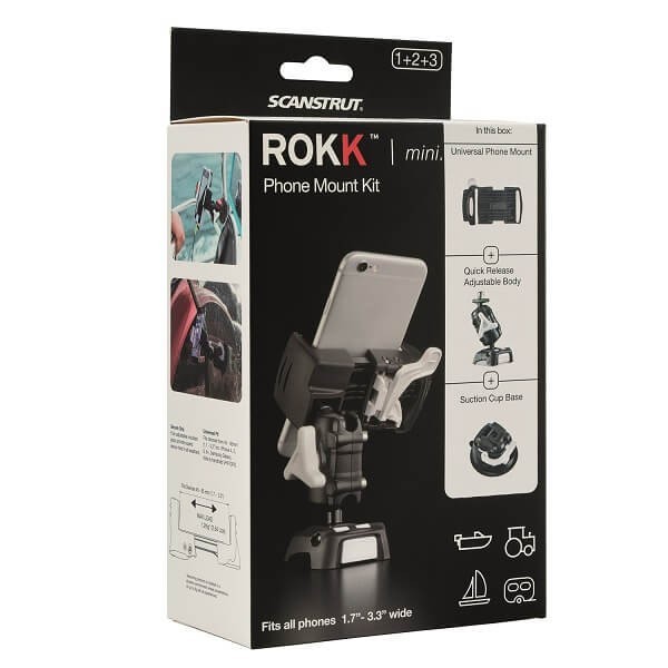 Kit ROKK Mini - Smartphone-Halterung für Saugnapfmontage - N°1 - comptoirnautique.com