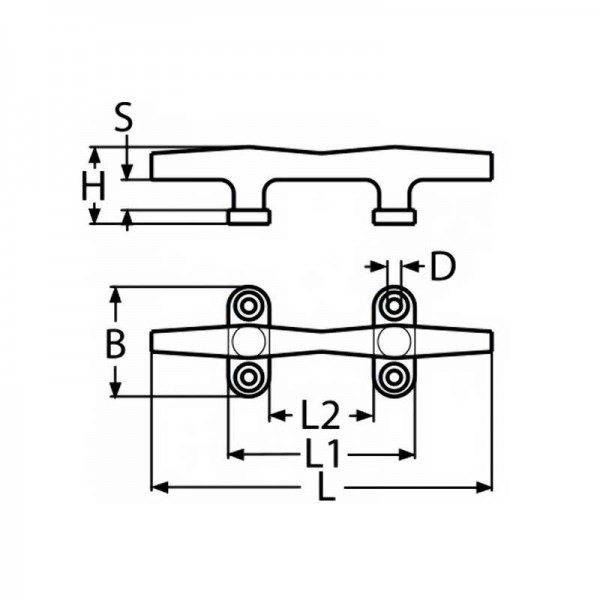 Deckklampe L.250mm - N°2 - comptoirnautique.com
