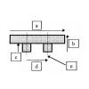 Cornamusa de aluminio - par - L.180mm - N°2 - comptoirnautique.com