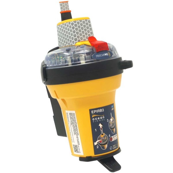 Balise de détresse EPIRB3 RescueMe Ocean Signal support de déclenchement manuel - N°2 - comptoirnautique.com