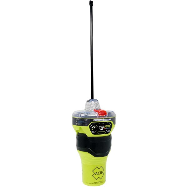 Balise de détresse ACR GlobalFix V5 (Cat. I) à déclenchement automatique antenne déployée côté - N°5 - comptoirnautique.com