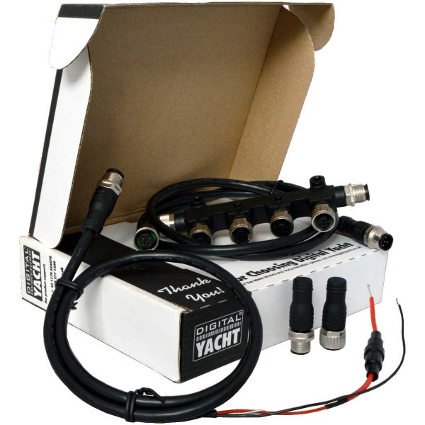 Kit de câblage NMEA2000 Digital Yacht contenu de la boîte - N°1 - comptoirnautique.com