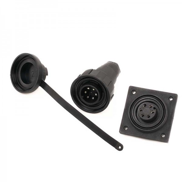 Presa pilota pozzetto a 6 pin maschio/femmina - N°4 - comptoirnautique.com