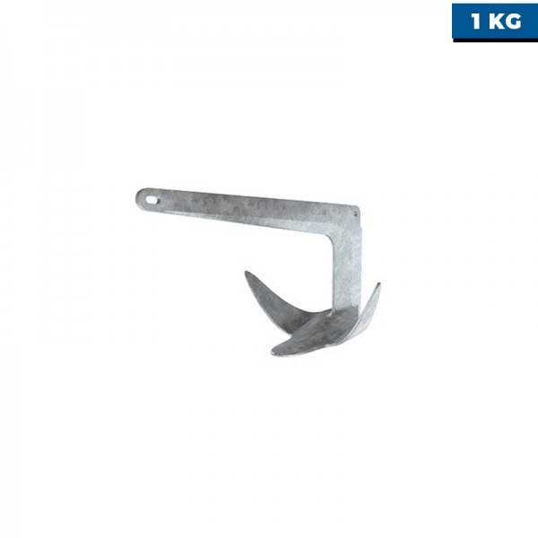 Ancre Lewmar Claw acier galvanisé 1 kg - N°3 - comptoirnautique.com
