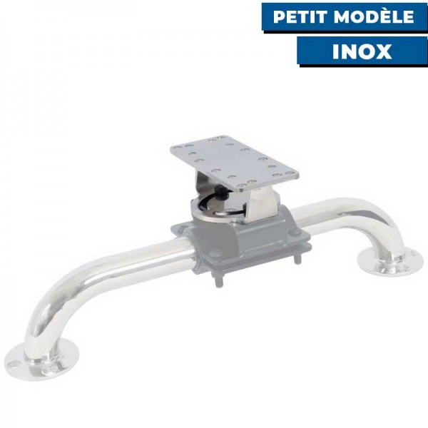 Support inox Seanox pour écran GPS/Sondeur petit modèle inox sur tube - N°4 - comptoirnautique.com