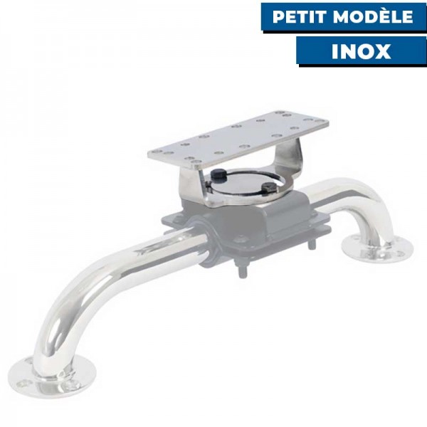 Support inox Seanox pour écran GPS/Sondeur petit modèle inox sur tube orientation 360° - N°5 - comptoirnautique.com