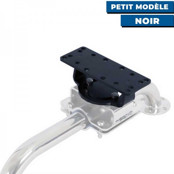 Support inox Seanox pour écran GPS/Sondeur petit modèle noir sur tube orientation 360° - N°9 - comptoirnautique.com
