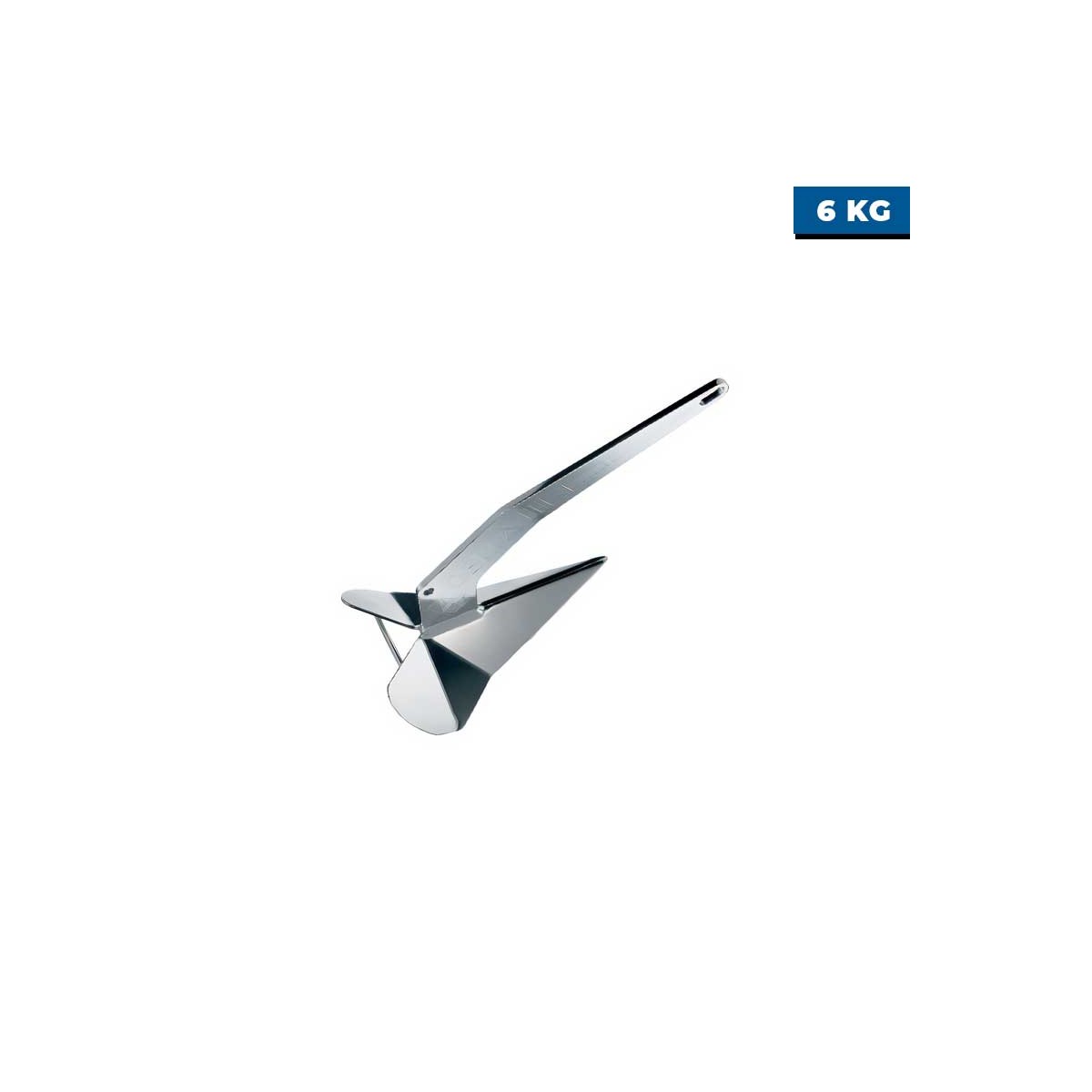 Ancre Lewmar Delta acier inoxydable 6 kg
