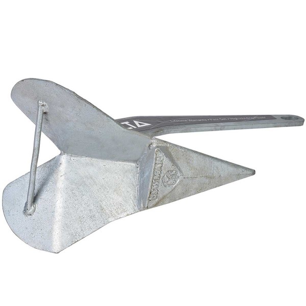 Ancre Lewmar Delta acier galvanisé dessous - N°4 - comptoirnautique.com