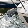 Ancre Lewmar Delta acier galvanisé installé dans davier sur bateau - N°6 - comptoirnautique.com