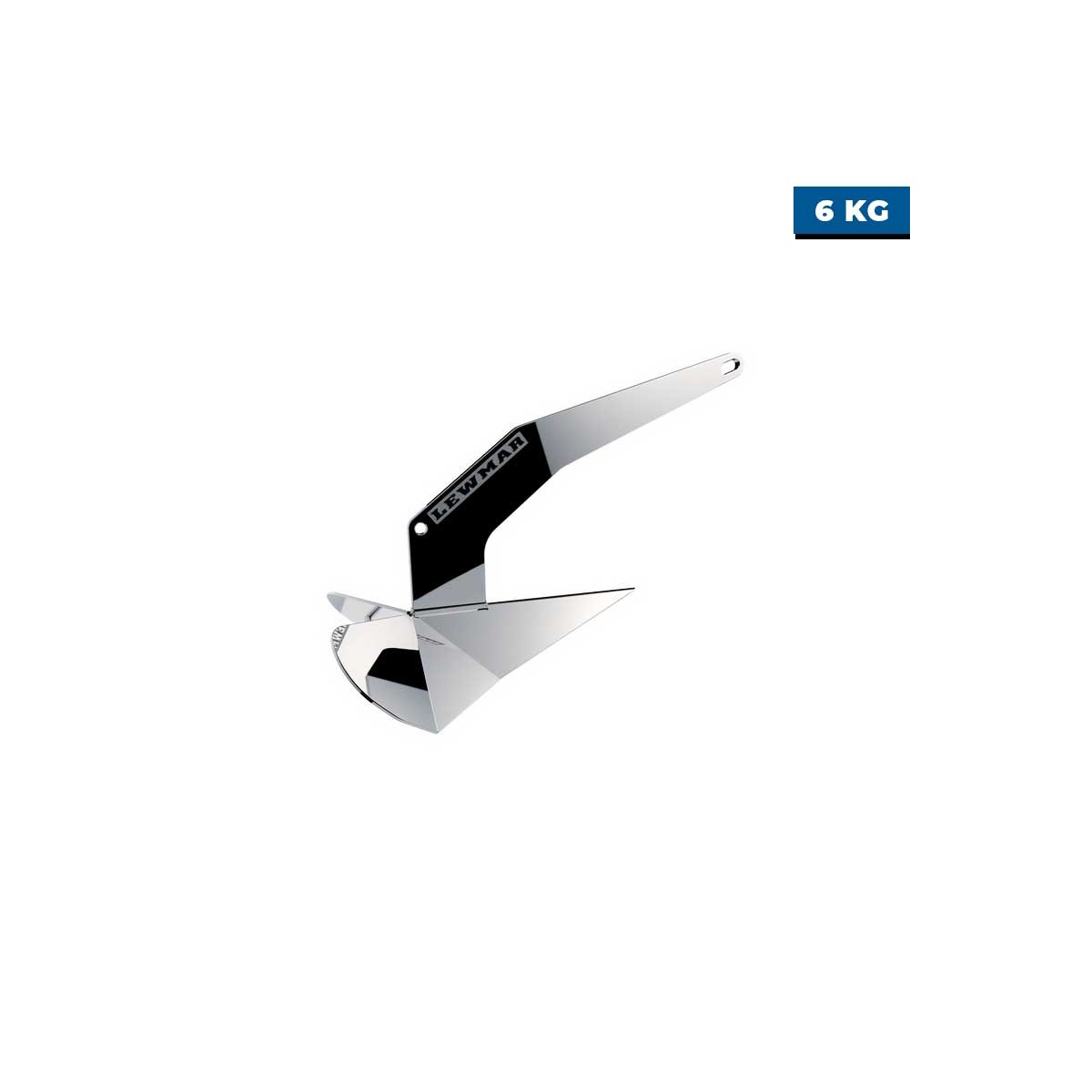 Ancre Lewmar DTX acier inoxydable 6 kg