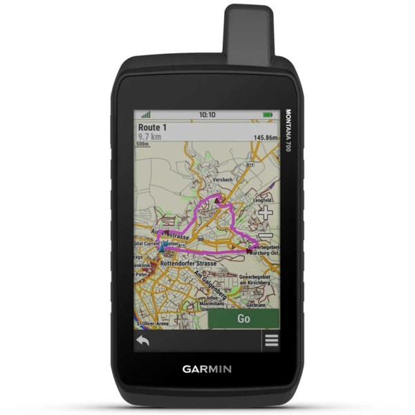 GPS portable Garmin Montana 700 plan route