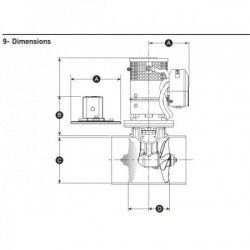 Electric thruster 125TT 2kW...