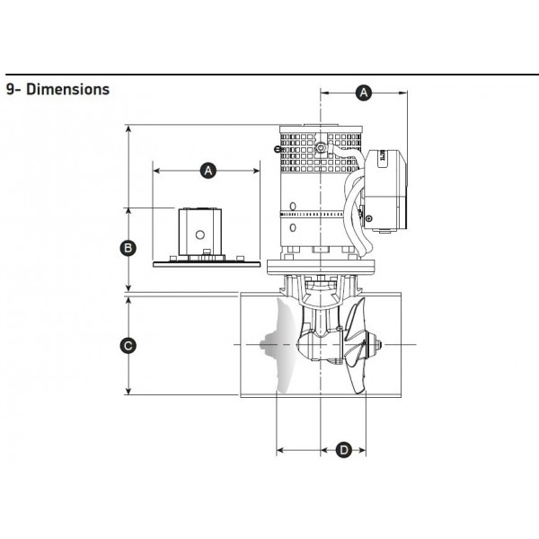 Elica elettrica 125TT 2kW 12V - N°2 - comptoirnautique.com