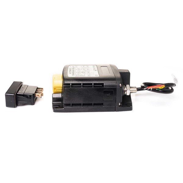 Blue Sea Systems Coupe-batterie relais bistable 24V 500A + switch profil - N°4 - comptoirnautique.com