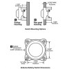 Blue Sea Systems Coupe-batterie Dual Circuit - 2 positions 2 entrées - 350A continu installation - N°4 - comptoirnautique.com