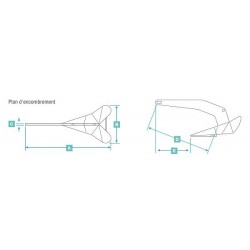 Ancre Delta® acier...