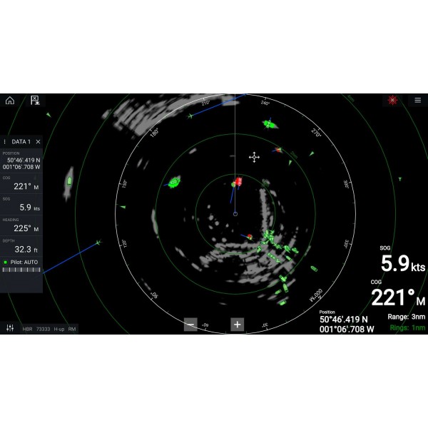 Radar Raymarine Radôme Quantum 2 CHIRP noir discrimination des cibles - N°7 - comptoirnautique.com 