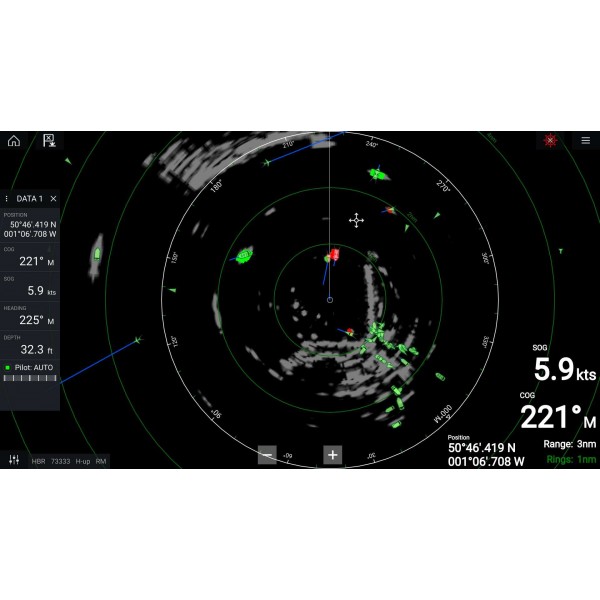 Radar Raymarine Radôme Quantum 2 CHIRP noir discrimination des cibles - N°7 - comptoirnautique.com