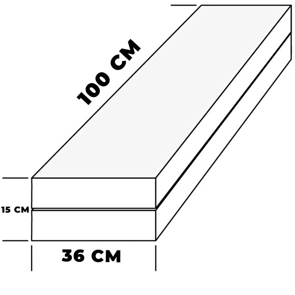 Passerelle pliante aluminium + caillebotis Trem 2m dimensions pliée - N°3 - comptoirnautique.com