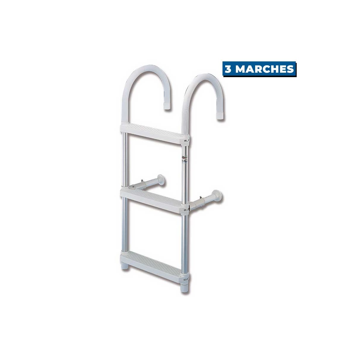 Échelle de bain pliante Trem Gamma aluminium 3 marches