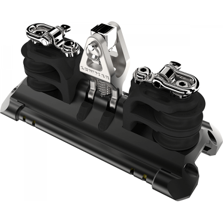 Chariot NTR à billes avec cardan, paire de réas doubles & ringot