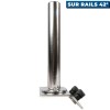 Support pour piédestal Seanox de perche de sonde live Pike'n Bass montage sur rails 42° profil - N°7 - comptoirnautique.com