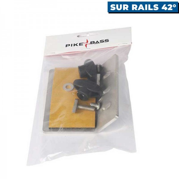 Support pour piédestal Seanox de perche de sonde live Pike'n Bass montage sur rails 42° sachet - N°11 - comptoirnautique.com