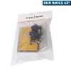 Support pour piédestal Seanox de perche de sonde live Pike'n Bass montage sur rails 42° sachet - N°10 - comptoirnautique.com