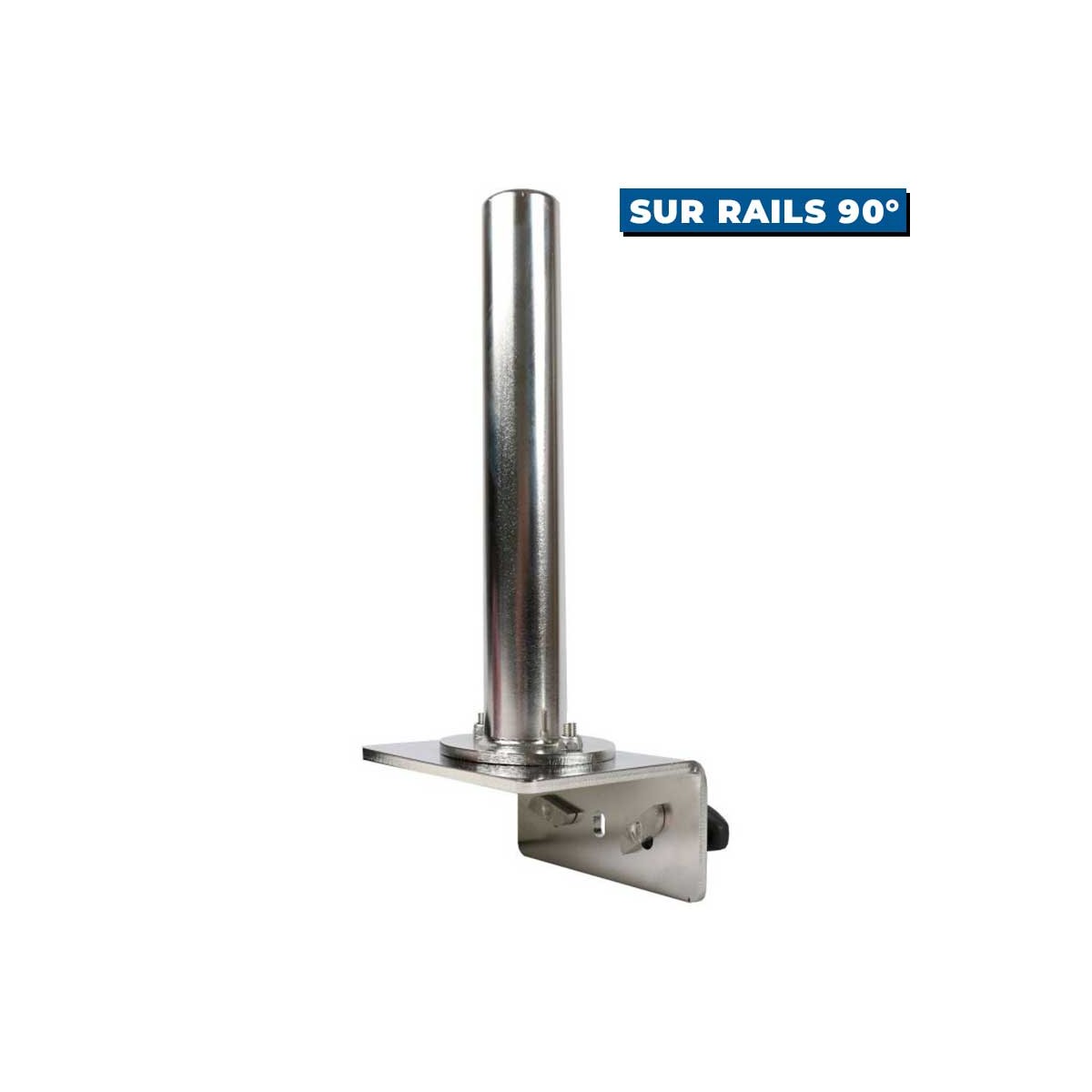 Support pour piédestal Seanox de perche de sonde live Pike'n Bass montage sur rails 90°