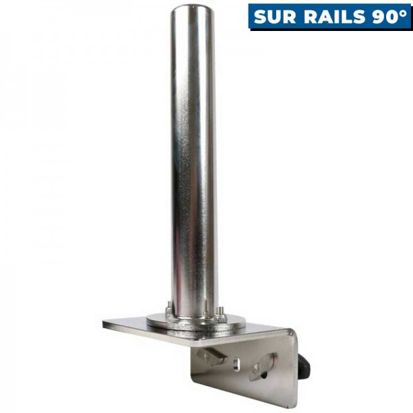 Support pour piédestal Seanox de perche de sonde live Pike'n Bass montage sur rails 90° - N°12 - comptoirnautique.com