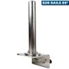 Support pour piédestal Seanox de perche de sonde live Pike'n Bass montage sur rails 90° - N°10 - comptoirnautique.com