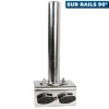 Support pour piédestal Seanox de perche de sonde live Pike'n Bass montage sur rails 90° molette de réglage - N°12 - comptoirnautique.com