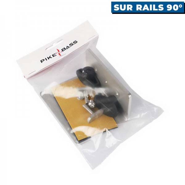 Support pour piédestal Seanox de perche de sonde live Pike'n Bass montage sur rails 90° sachet - N°16 - comptoirnautique.com